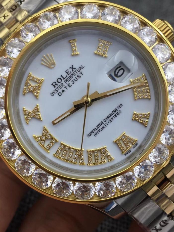 AAA rolex Datejust watch for men with diamonds