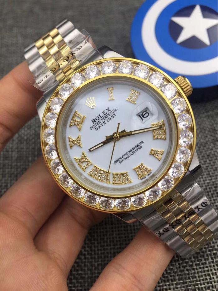 AAA rolex Datejust watch for men with diamonds