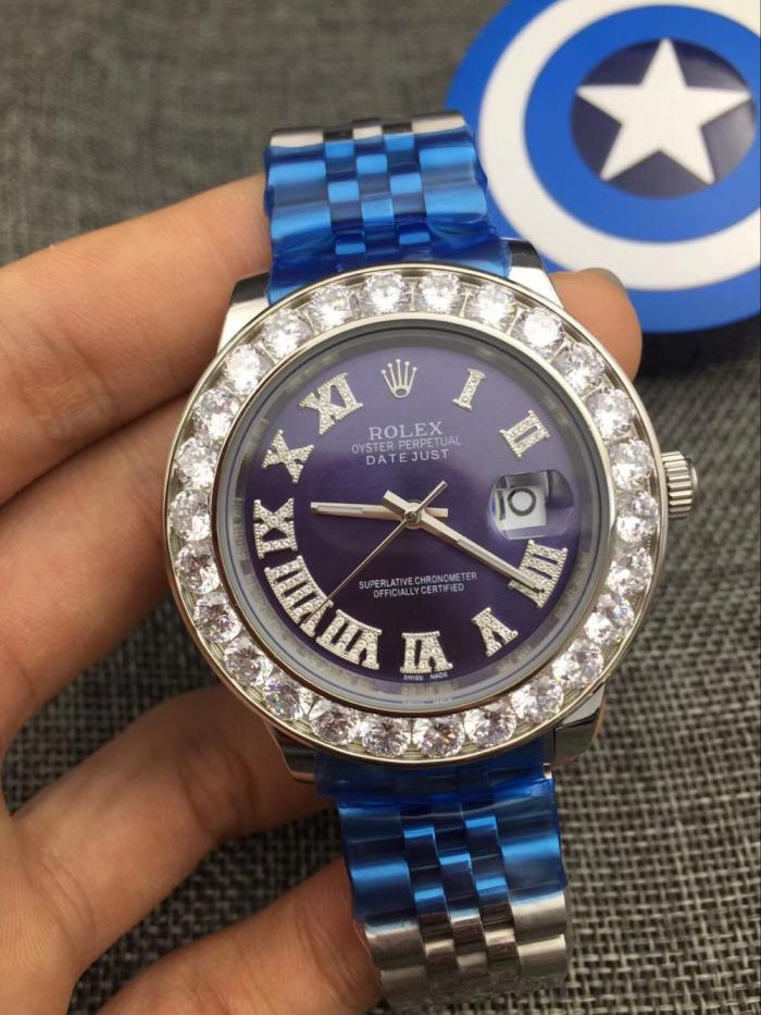 AAA rolex Datejust watch for men with diamonds