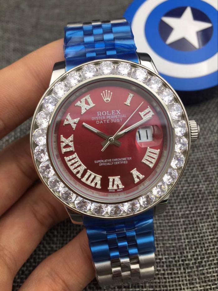AAA rolex Datejust watch for men with diamonds