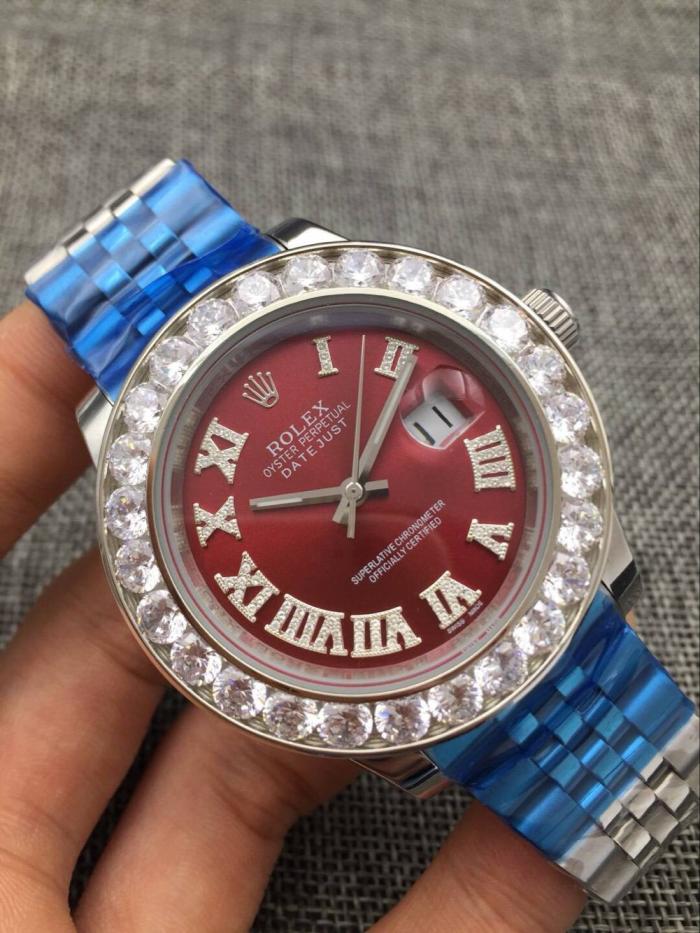 AAA rolex Datejust watch for men with diamonds