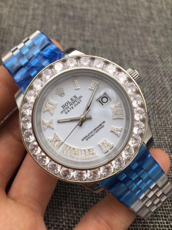 AAA rolex Datejust watch for men with diamonds