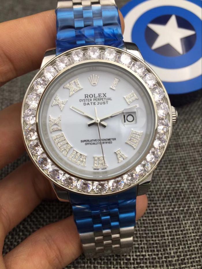 AAA rolex Datejust watch for men with diamonds