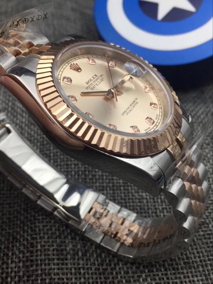AAA rolex yellow gold datejust for men with Sapphire crystal