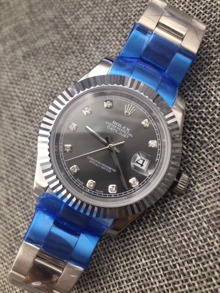 AAA rolex dial with diamonds datejust for men with Sapphire crystal