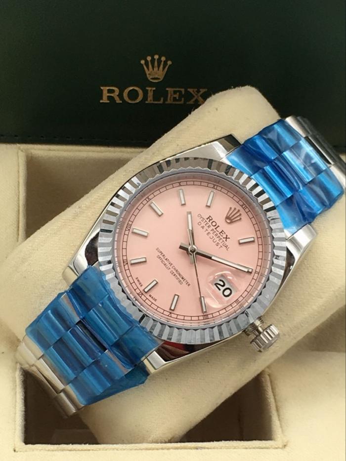 AAA rolex Pink dial datejust for men with Sapphire crystal