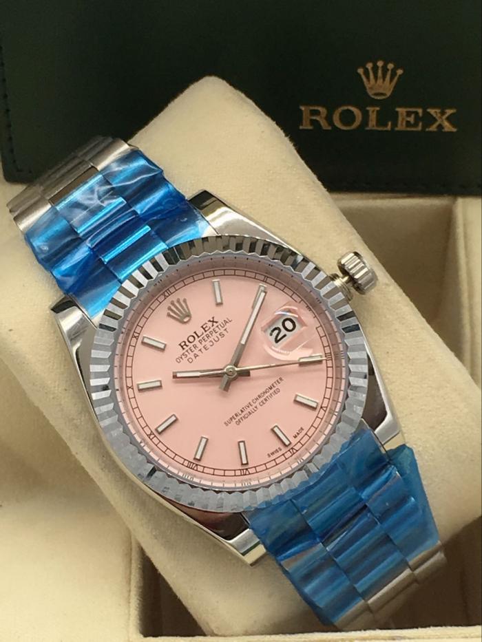 AAA rolex Pink dial datejust for men with Sapphire crystal