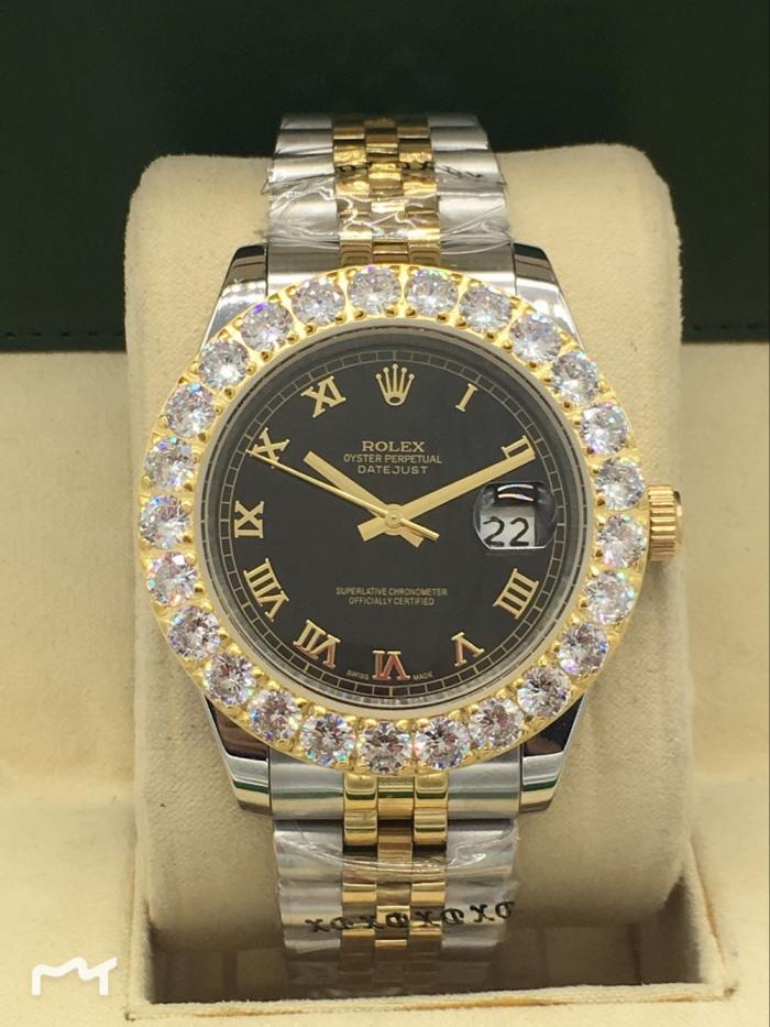 AAA rolex datejust for men with Sapphire crystal with diamonds