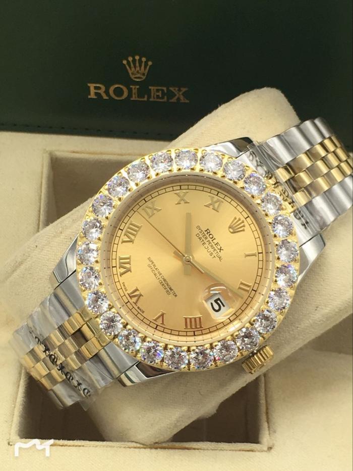 AAA rolex datejust for men with Sapphire crystal with diamonds