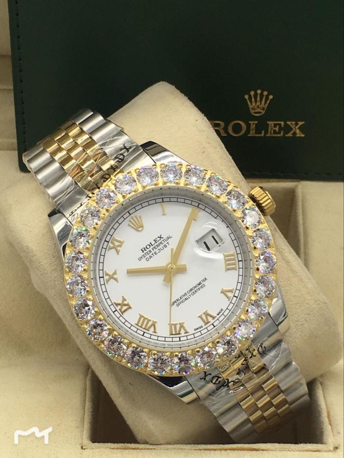 AAA rolex datejust for men with Sapphire crystal with diamonds