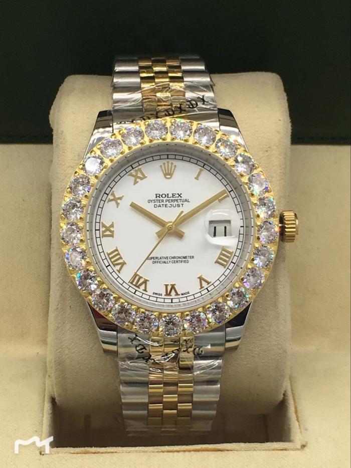 AAA rolex datejust for men with Sapphire crystal with diamonds