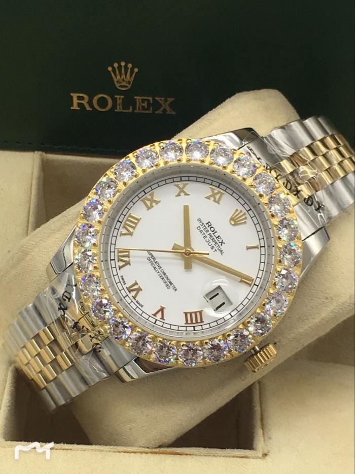 AAA rolex datejust for men with Sapphire crystal with diamonds