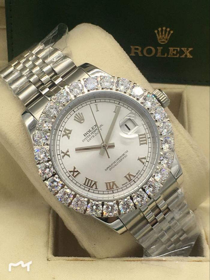 AAA rolex datejust for men with Sapphire crystal with diamonds