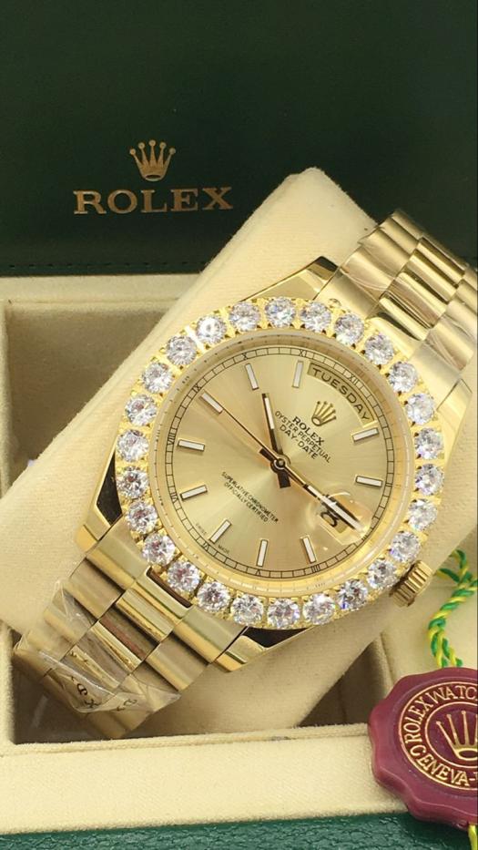 AAA rolex datejust for men with Sapphire crystal with diamonds