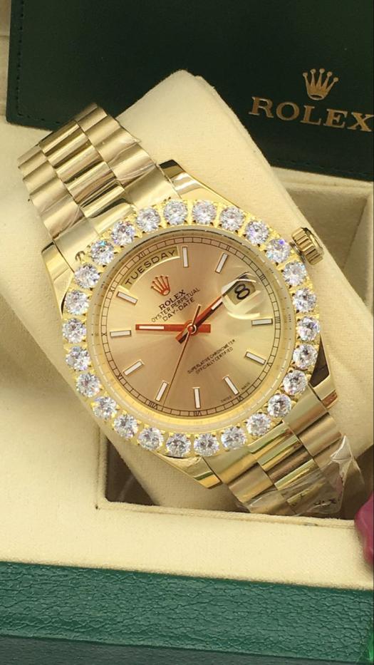 AAA rolex datejust for men with Sapphire crystal with diamonds