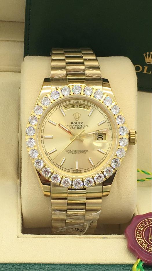 AAA rolex datejust for men with Sapphire crystal with diamonds