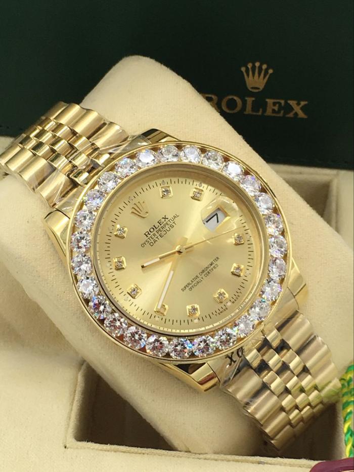 AAA rolex datejust for men with Sapphire crystal with diamonds
