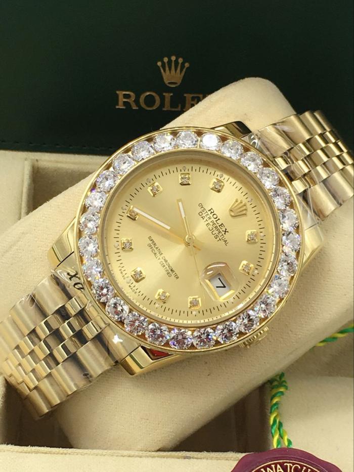 AAA rolex datejust for men with Sapphire crystal with diamonds
