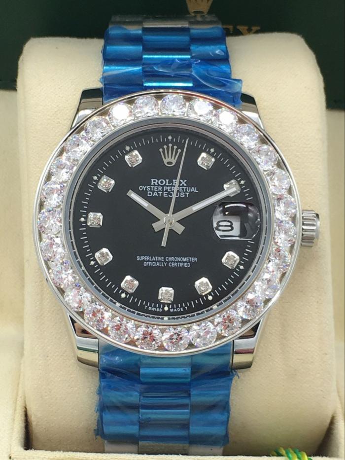 AAA rolex datejust for men with Sapphire crystal with diamonds