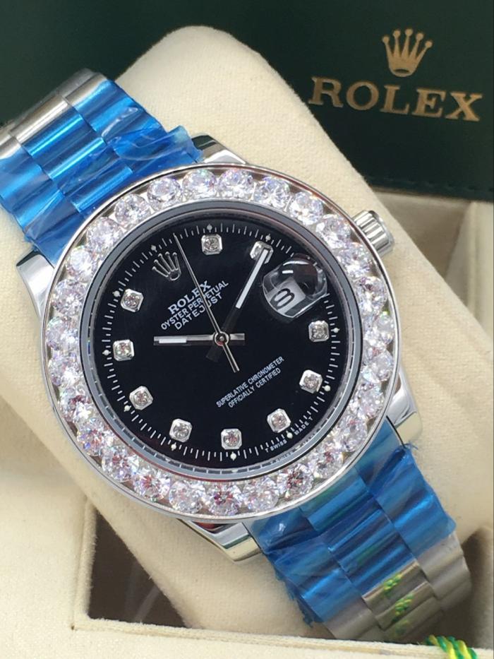 AAA rolex datejust for men with Sapphire crystal with diamonds