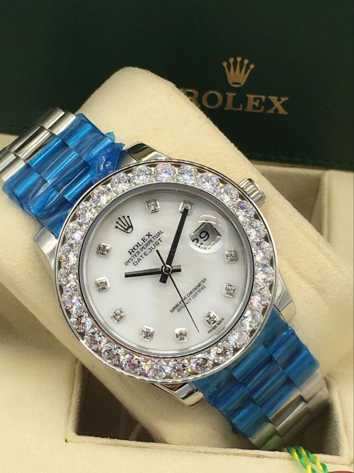 AAA rolex datejust for men with Sapphire crystal with diamonds