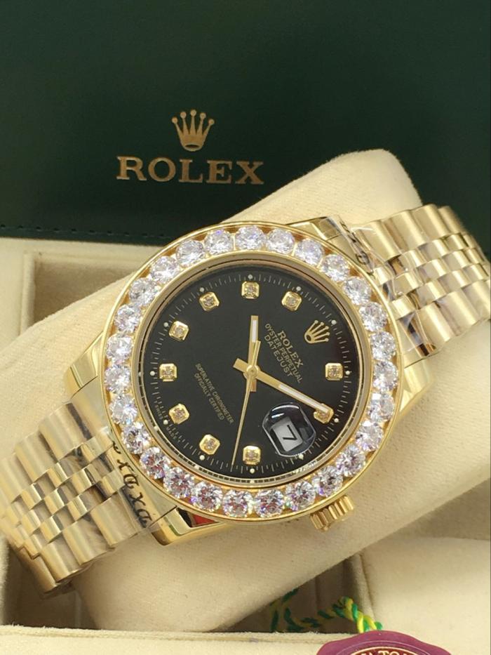 AAA rolex datejust for men with Sapphire crystal with diamonds