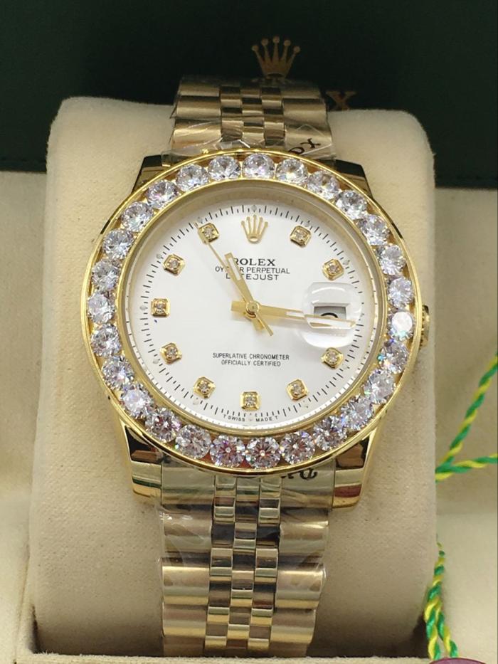AAA rolex datejust for men with Sapphire crystal with diamonds