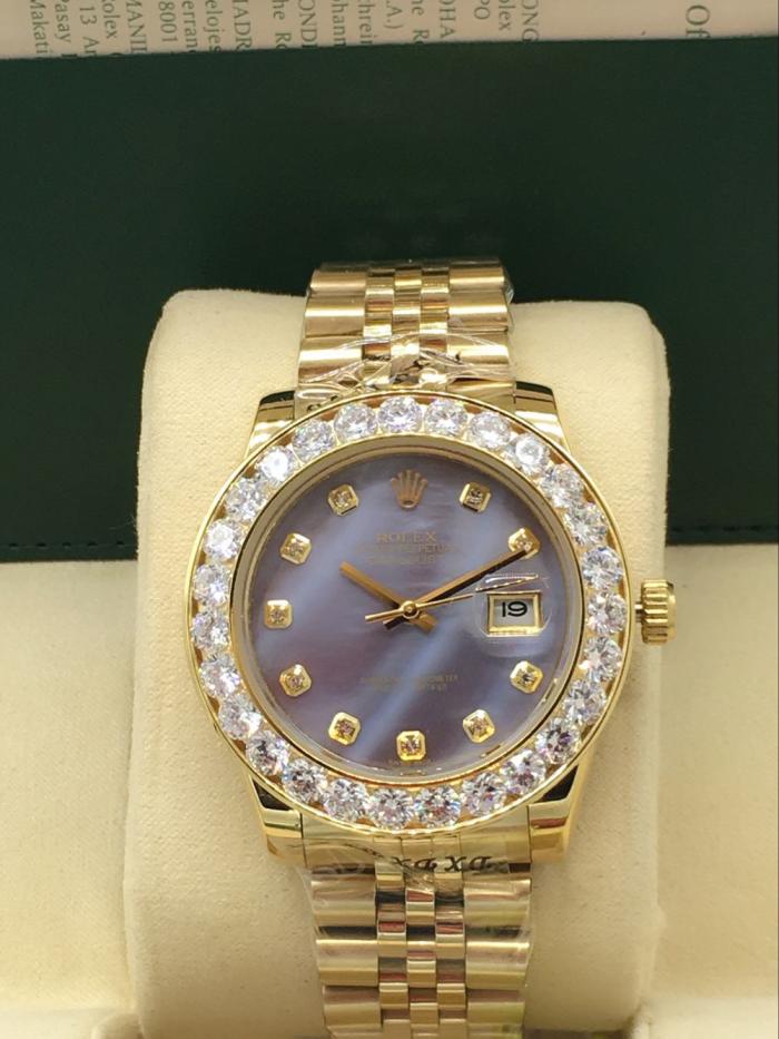 AAA rolex datejust for men with Sapphire crystal with diamonds