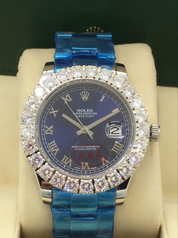AAA rolex datejust for men with Sapphire crystal with diamonds