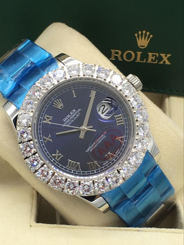 AAA rolex datejust for men with Sapphire crystal with diamonds