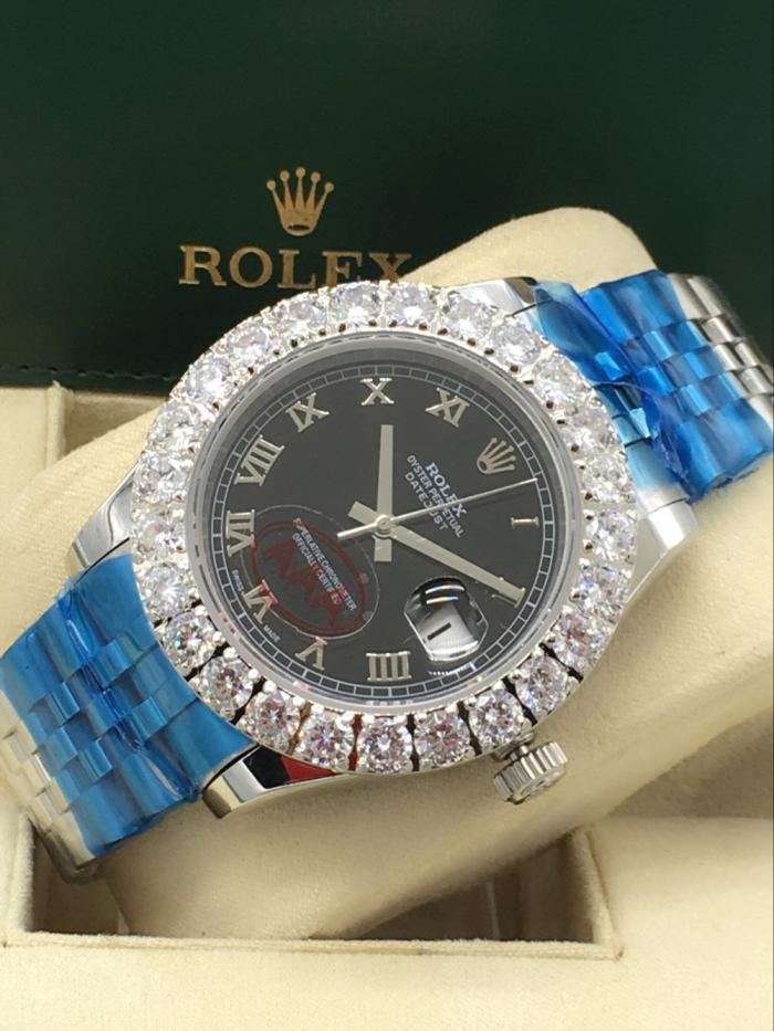 AAA rolex datejust for men with Sapphire crystal with diamonds