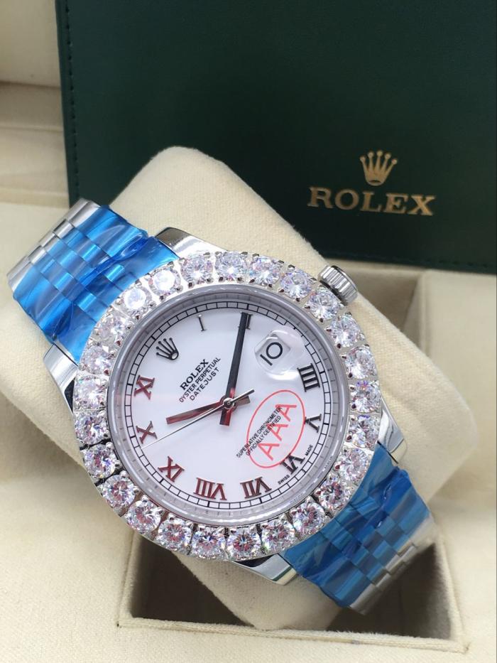 AAA rolex datejust for men with Sapphire crystal with diamonds