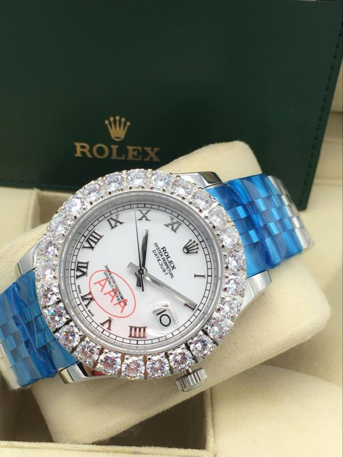 AAA rolex datejust for men with Sapphire crystal with diamonds