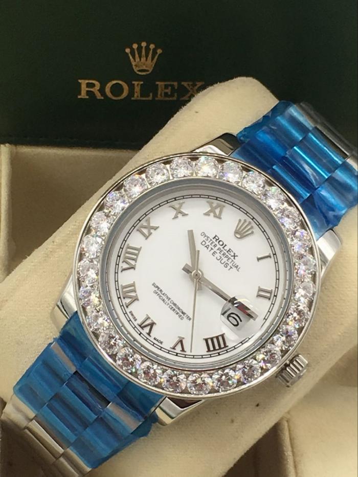 AAA rolex datejust for men with Sapphire crystal with diamonds