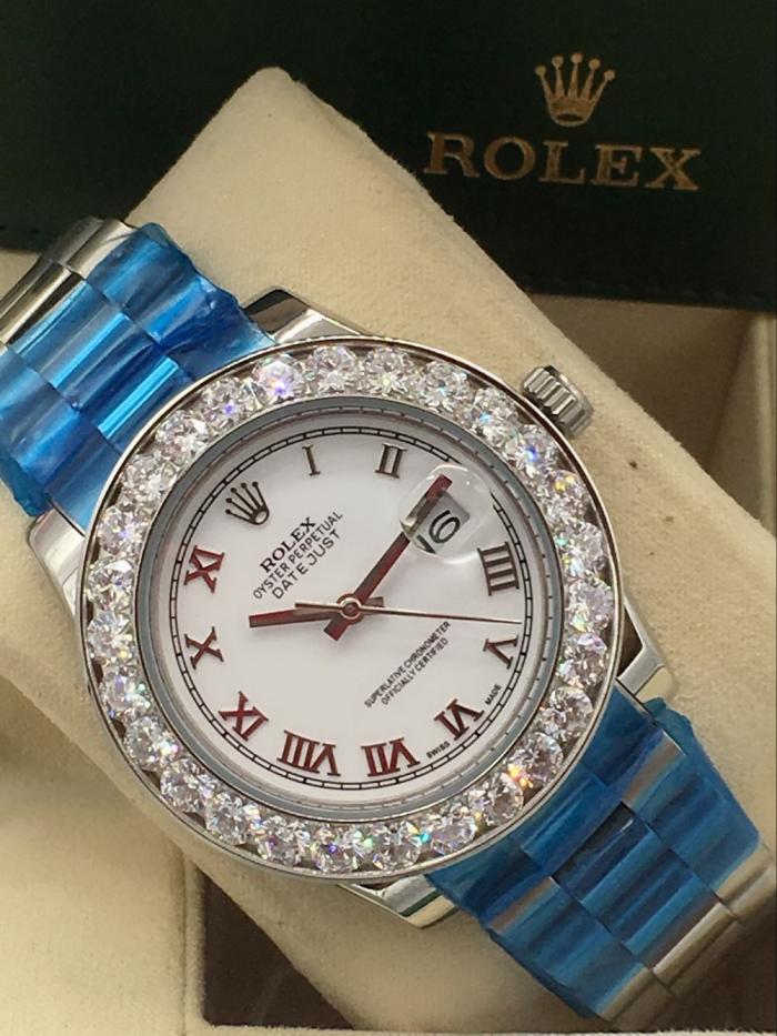 AAA rolex datejust for men with Sapphire crystal with diamonds