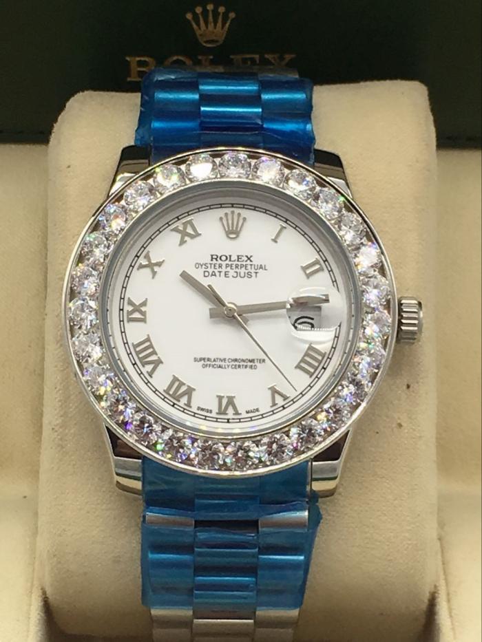 AAA rolex datejust for men with Sapphire crystal with diamonds