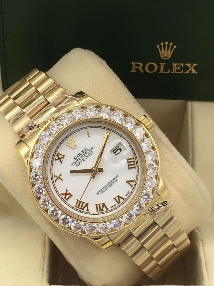 AAA rolex datejust for men with Sapphire crystal with diamonds