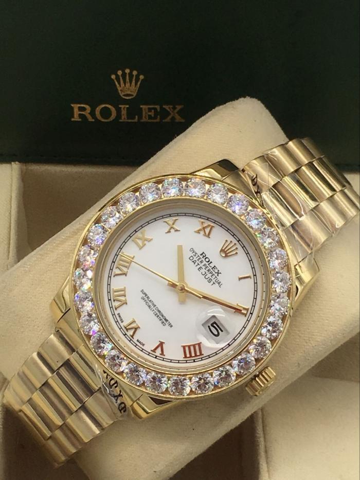 AAA rolex datejust for men with Sapphire crystal with diamonds