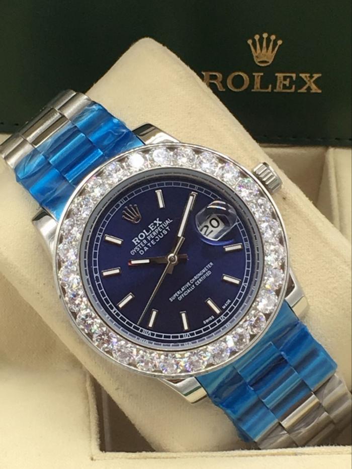 AAA rolex datejust for men with Sapphire crystal with diamonds