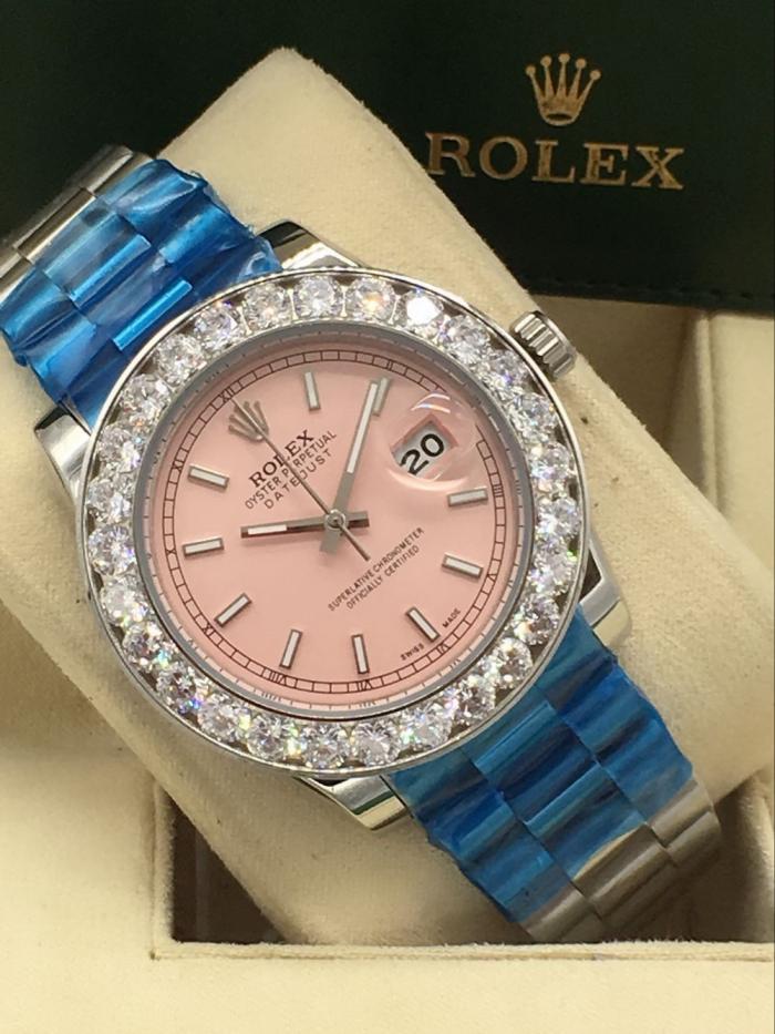 AAA rolex datejust for men with Sapphire crystal with diamonds
