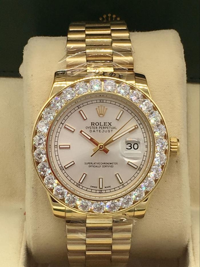 AAA rolex datejust for men with Sapphire crystal with diamonds