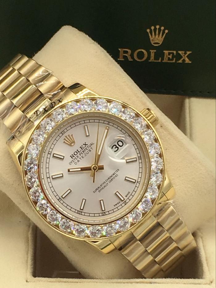 AAA rolex datejust for men with Sapphire crystal with diamonds