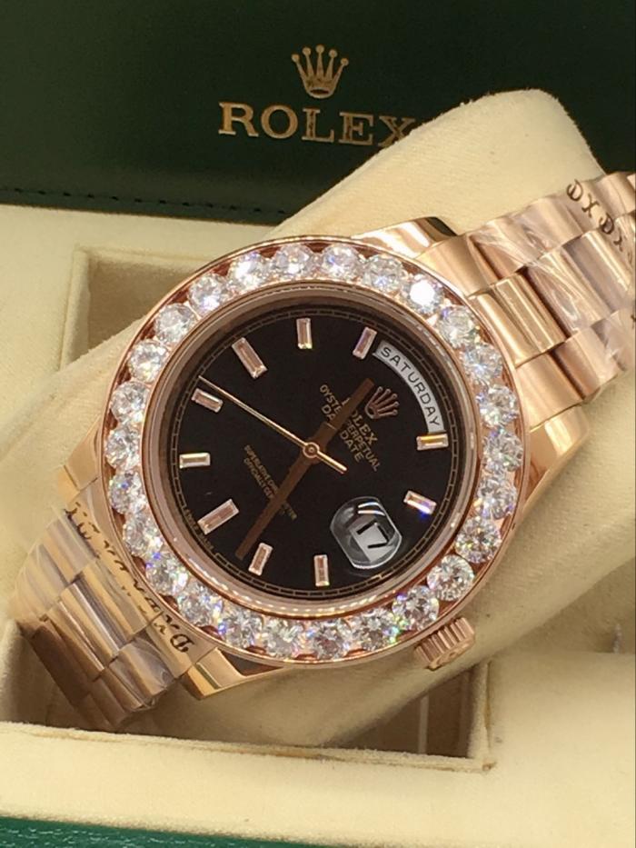 Rolex Day-date for men Bezel with big diamonds  AAA automatic