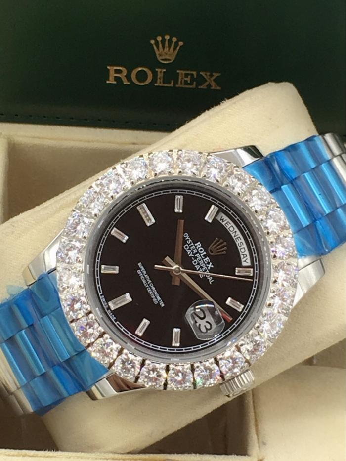 Rolex Day-date for men Bezel with big diamonds  AAA automatic
