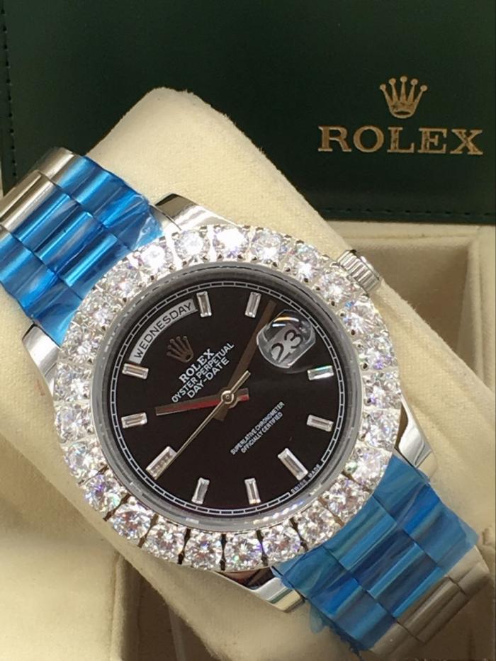 Rolex Day-date for men Bezel with big diamonds  AAA automatic