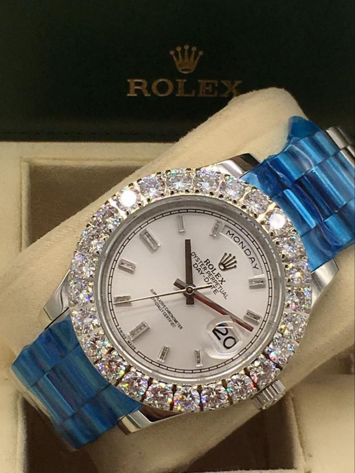 Rolex Day-date for men Bezel with big diamonds  AAA automatic