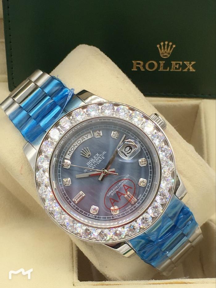 Men AAA rolex day-date high quality automatic movement with diamonds
