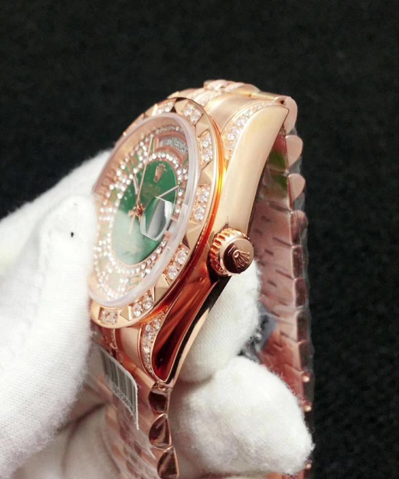 Men AAA rolex day-date high quality automatic movement with diamonds