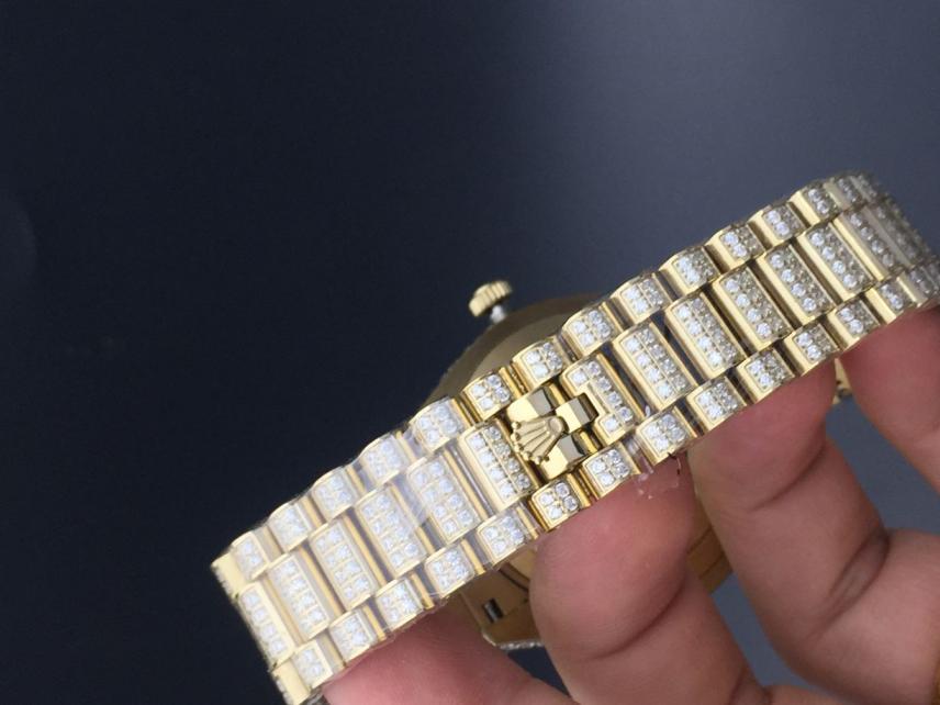 Men AAA rolex day-date high quality automatic movement with diamonds