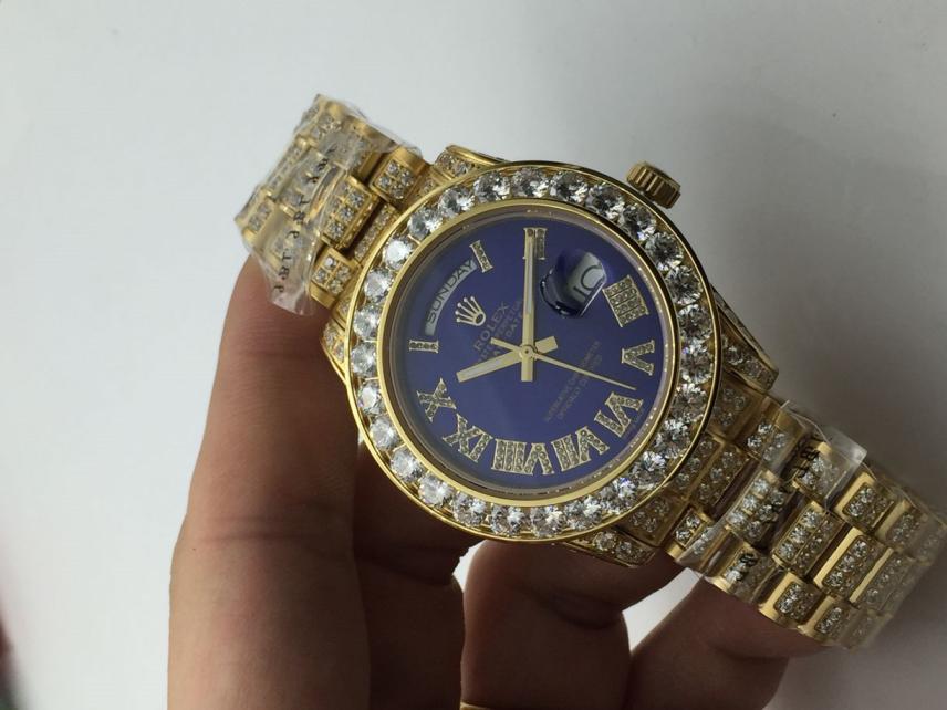 Men AAA rolex day-date high quality automatic movement with diamonds
